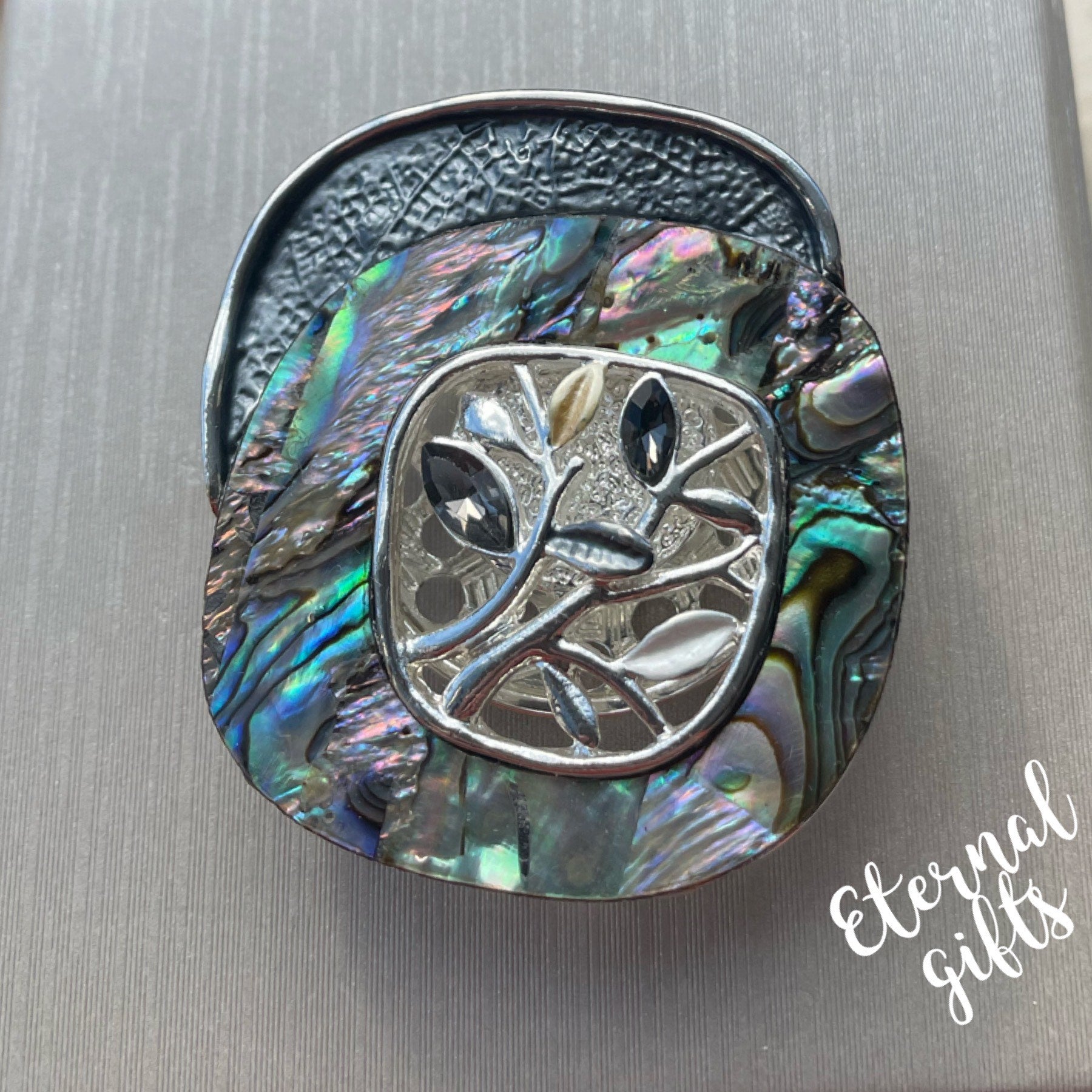 Leaf Multi Coloured Magnetic Brooch By Roisin