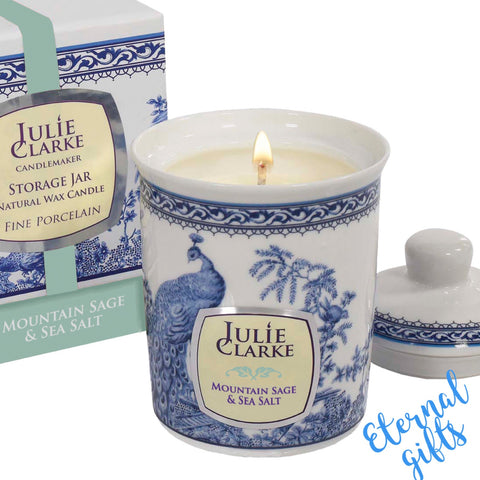 Mountain Sage and Sea Salt Candle - Julie Clarke Peacock collection.