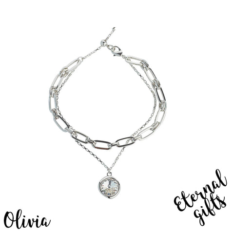 Olivia Silver Bracelet _ Knight and Day Jewellery