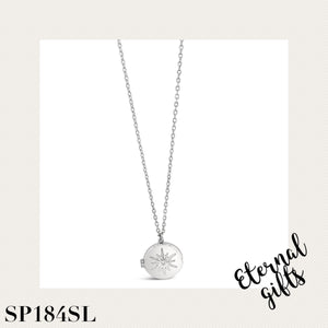 Sterling Silver Locket Pendant - Absolute Jewellery