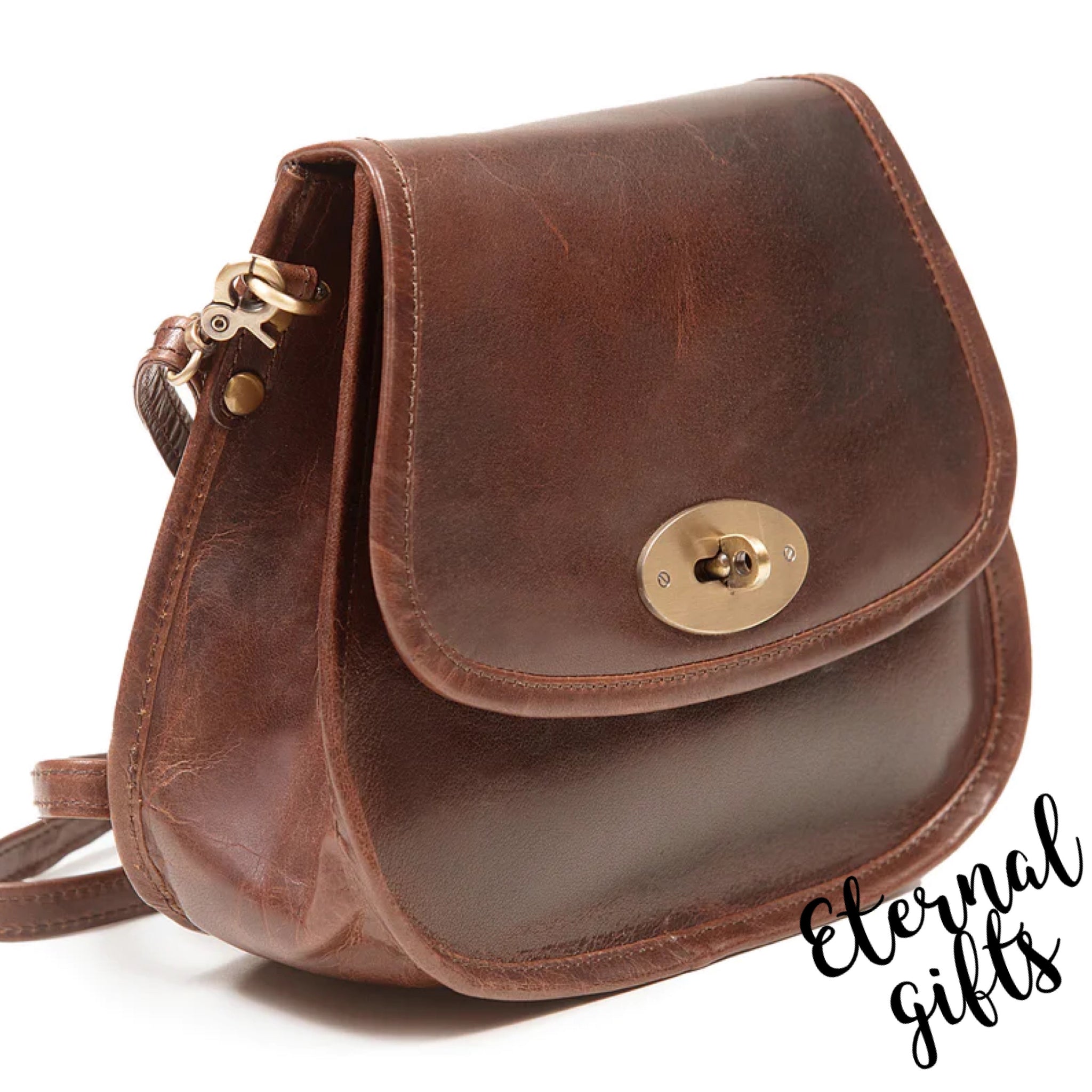 The Glynn Bag Leather Brown - Tinnakeenly Leathers
