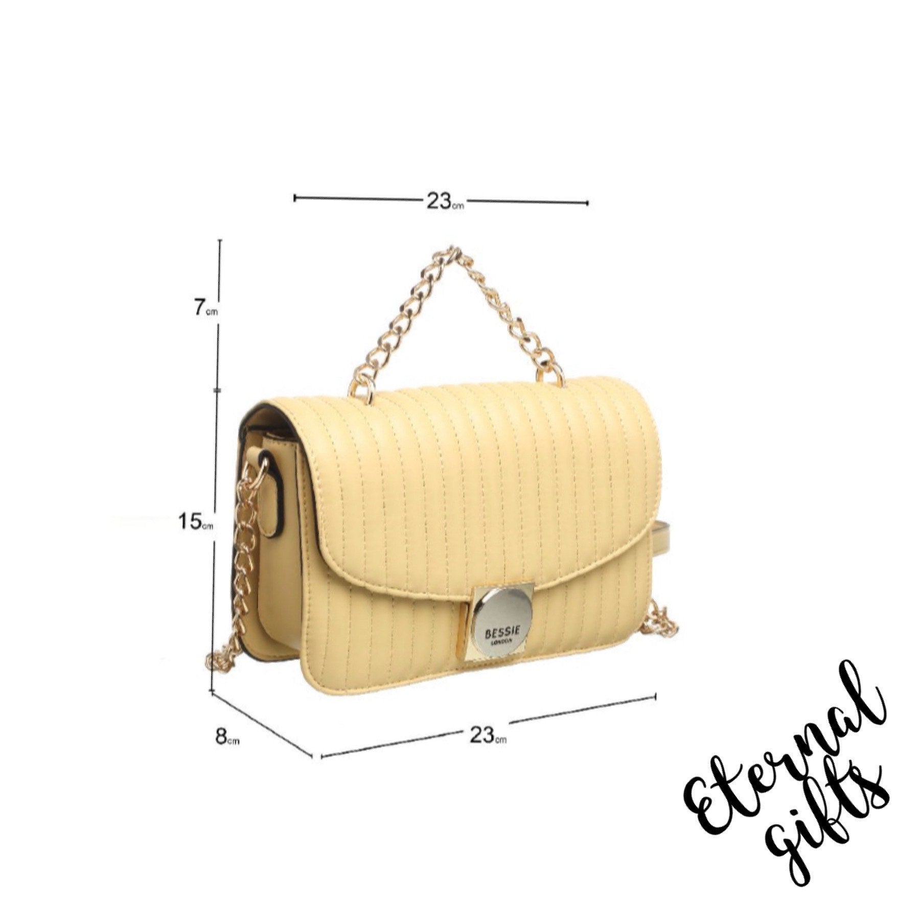 The Nina Small Bag in Yellow - Bessie