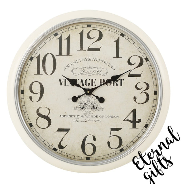 Vintage Port Clock-Mindy Brownes Interiors