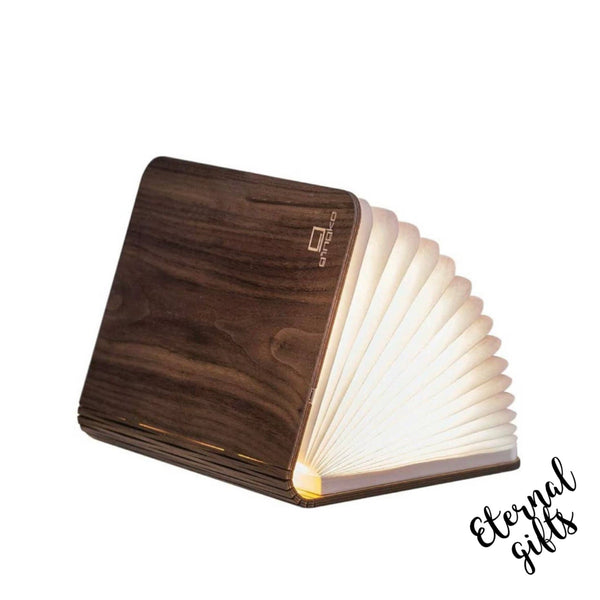 Natural Wood Smart Book Light Walnut by Gingko Design