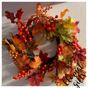 Autumn Wreath ( Berry and Leaves)