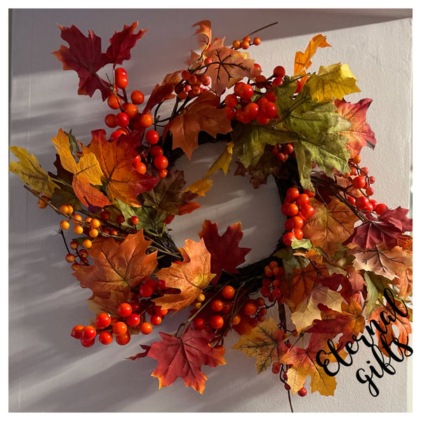 Autumn Wreath ( Berry and Leaves)