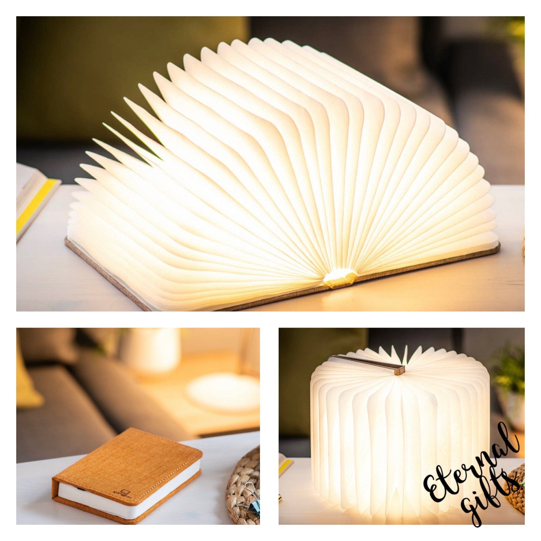 Fabric Smart Book Light Harmony Orange by Gingko design