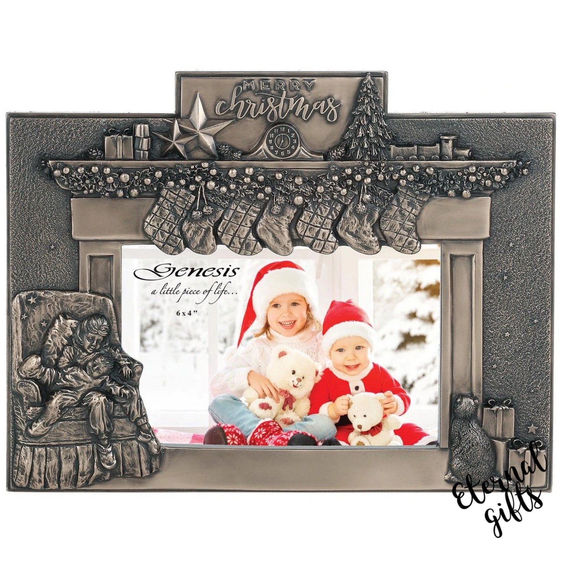 Christmas Fireplace Frame - Genesis