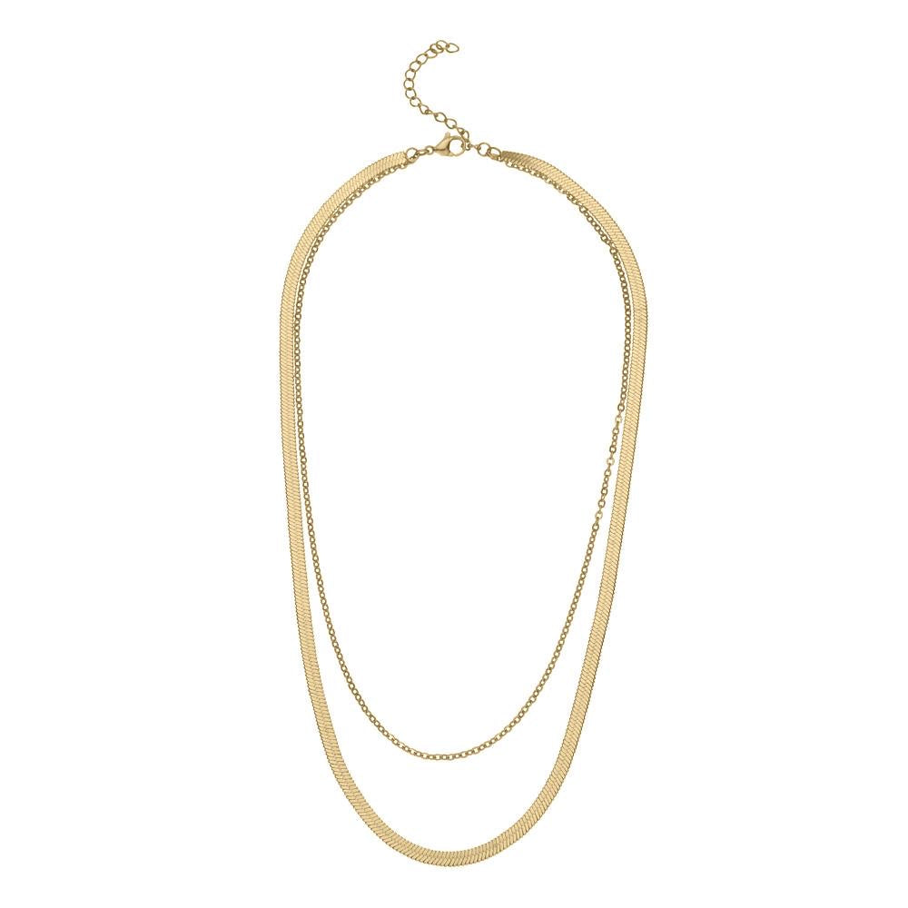 Clara Gold Necklace- Knight and Day Jewellery