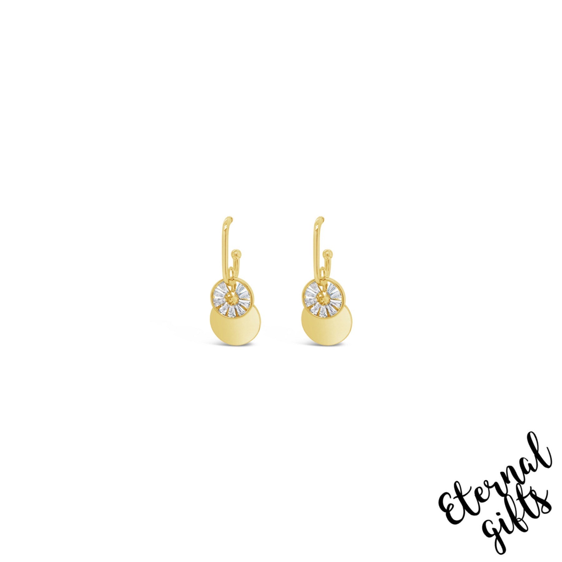 Drop Earrings In Gold By Absolute  Jewellery