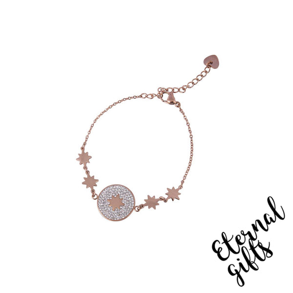 Esme Rose Gold Earrings- Knight and Day Jewellery