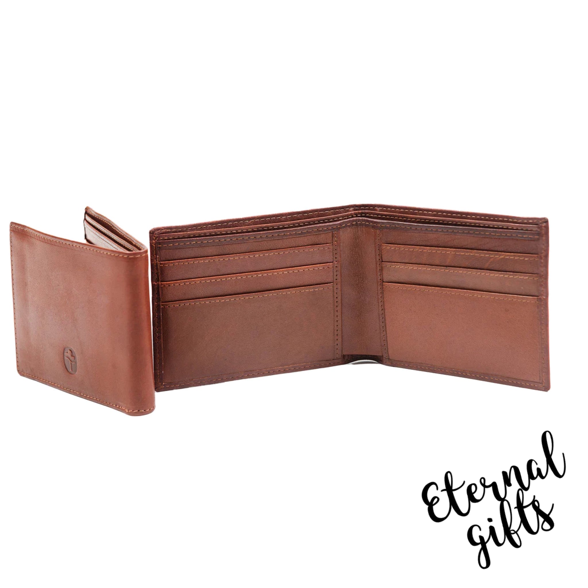 Leather Wallet Tan - Tinnakeenly Leathers