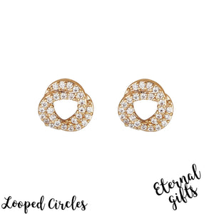 Looped Gold Earrings - Knight and Day Jewellery
