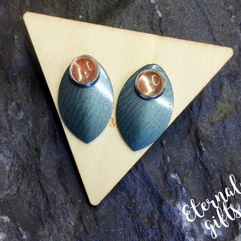 Orthoclase Silver Earrings - Luna Maille