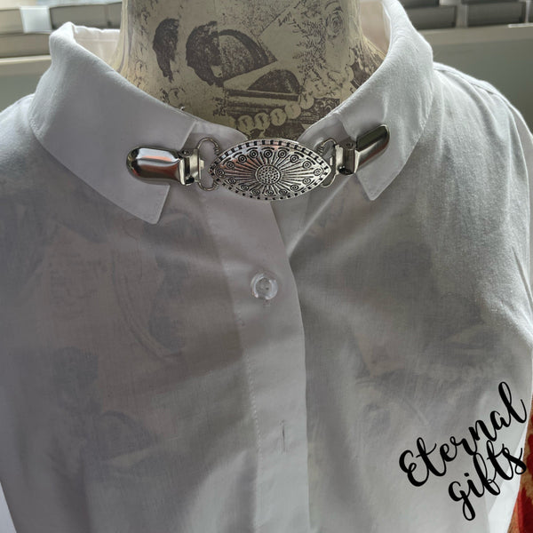 The Shield Cardigan / Collar Clip