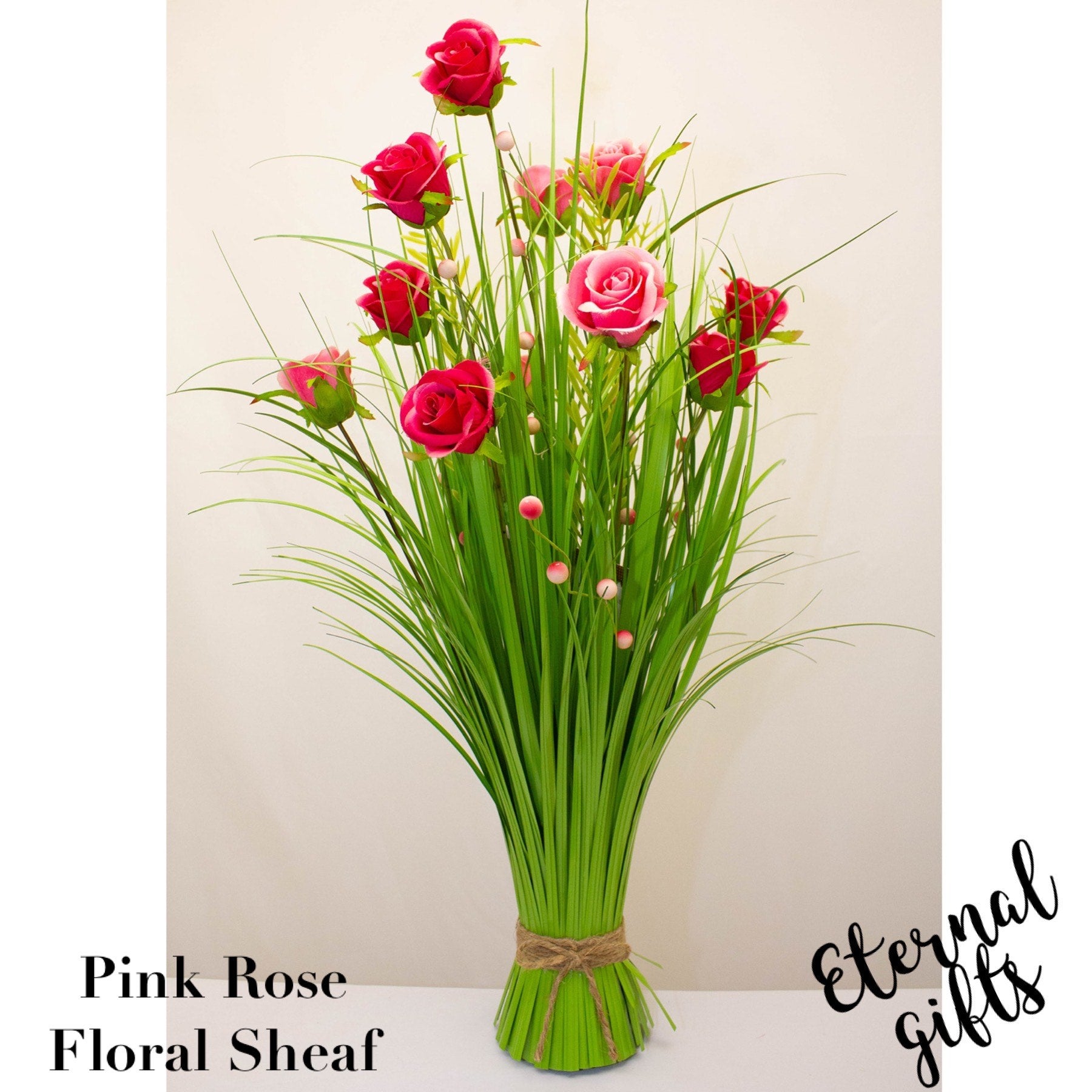 Pink Rose Floral Sheal Large - Enchante