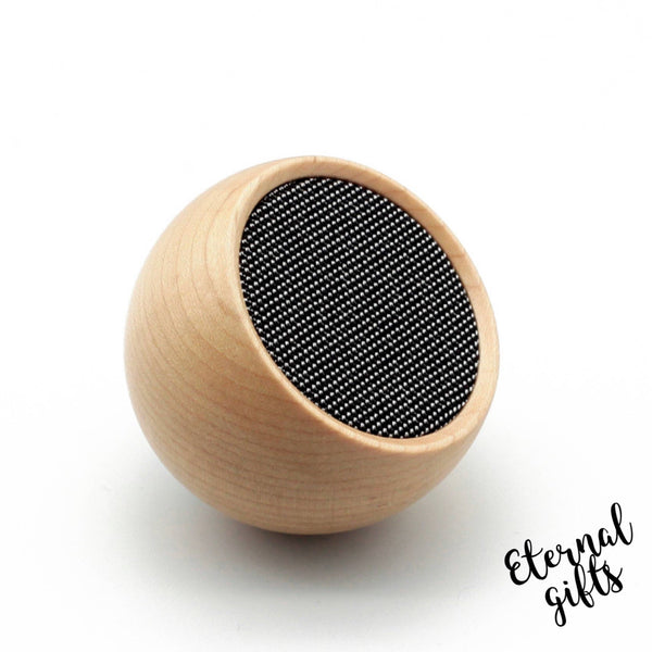 The Tumbler Selfie Bluetooth Speaker in Maple By Gingko Design