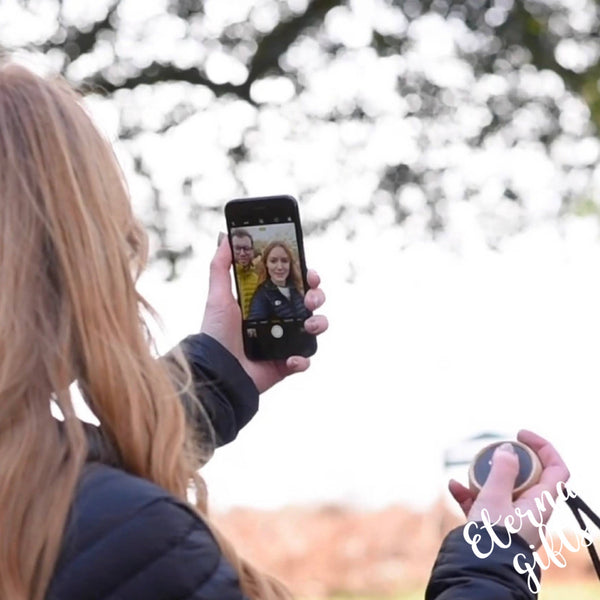The Tumbler Selfie Bluetooth Speaker in Maple By Gingko Design
