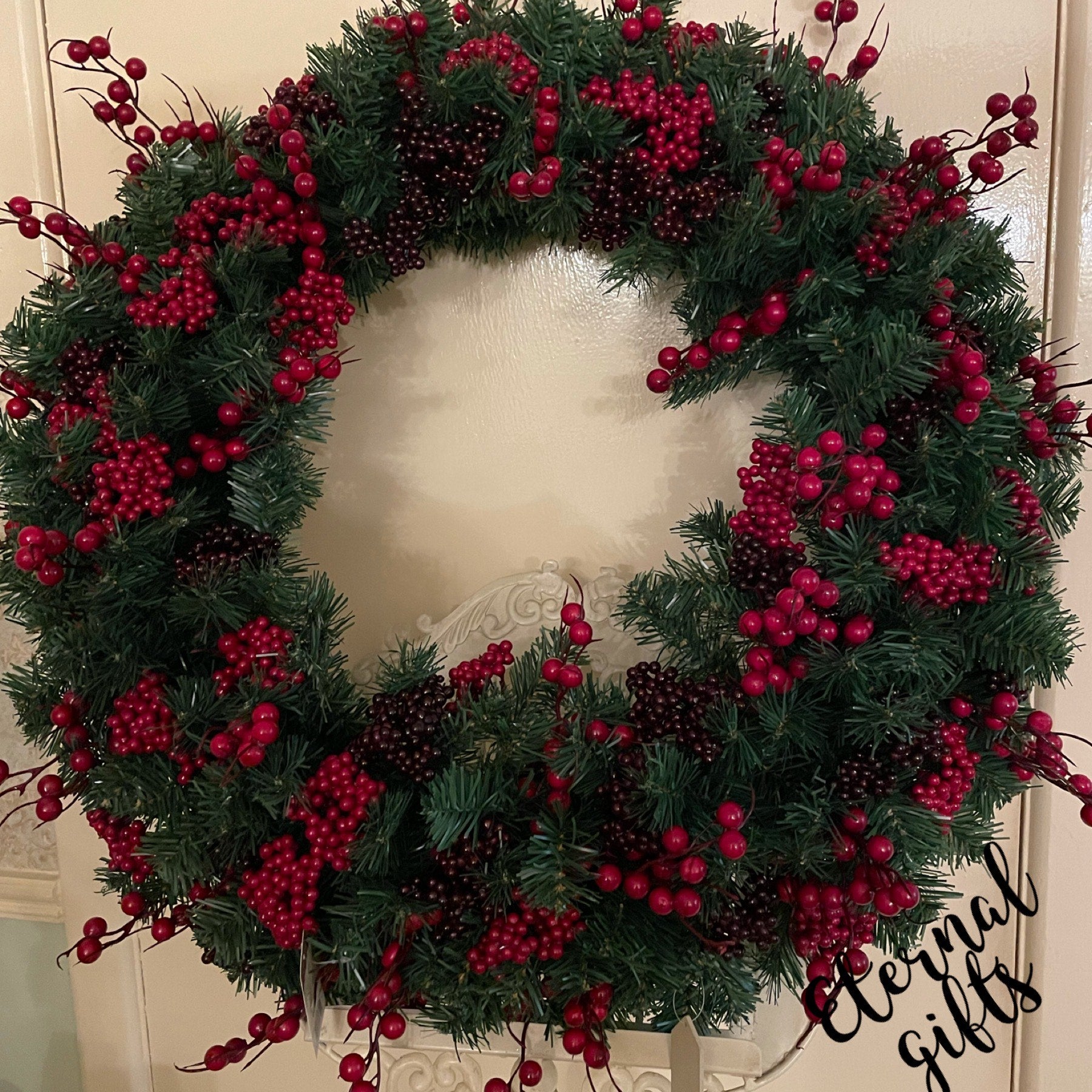 Enchante Berry EXTRA LARGE Woodland Wreath XL 40"